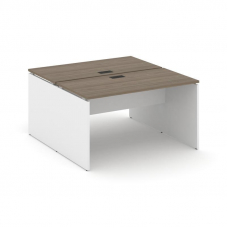 Style Project Рабочая станция 2-х сторон. SN-D.DRS-003 Вяз Благородный/Белый/Черная Заглушка 1380*12