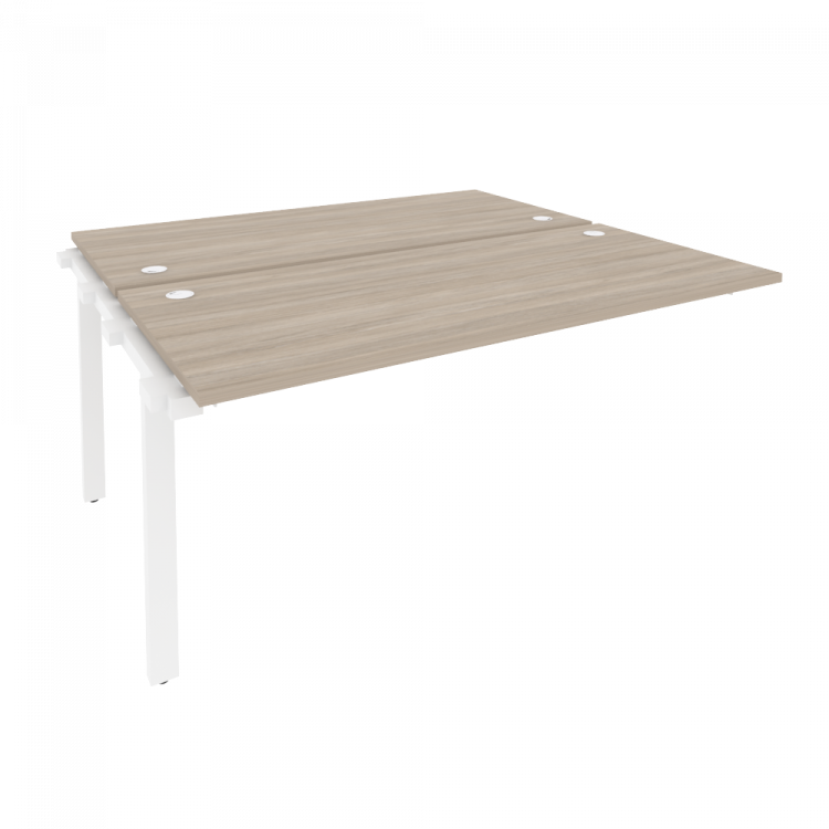 Onix Наборный элемент рабочей станции на м/к O.M-2.NRS-4.7 Дуб Аттик/Металл Белый 1580*1475*750