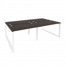 Onix Рабочая станция на О-образном м/к O.MO-D.RS-4.2.7 Дуб Мали/Металл Белый 2360*1475*750