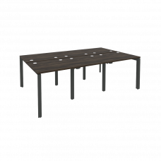 Onix Рабочая станция на П-образном м/к O.MP-D.RS-6.0.7 Дуб Мали/Металл Антрацит 2340*1475*750