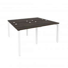 Onix Рабочая станция на П-образном м/к O.MP-D.RS-4.0.7 Дуб Мали/Металл Белый 1560*1475*750