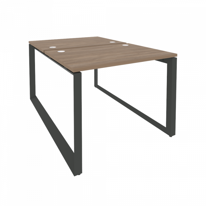 Onix Рабочая станция на О-образном м/к O.MO-D.RS-2.1.7 Дуб Аризона/Металл Антрацит 980*1475*750