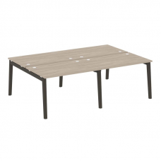 Onix Wood Рабочая станция OW.D.RS-4.2.8 Дуб Аттик/Дуб Темный/Металл Антрацит 2360*1635*750