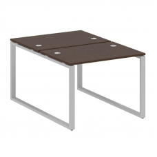 Metal System Рабочая станция на О-образном м/к БО.РАС-СП-2.1 Венге Цаво/Металл Серый 1000*1475*750