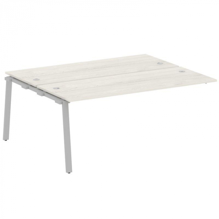 Metal System Проходной элемент рабочей станции на А-образном м/к БА.ПРС-СП-2.5 Дуб Наварра/Металл Се