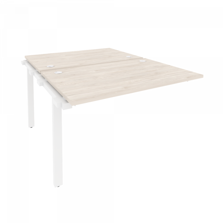 Onix Наборный элемент рабочей станции на м/к O.M-2.NRS-2.8 Денвер Светлый/Металл Белый 1180*1635*750