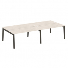 Onix Wood Рабочая станция OW.D.RS-4.4.7 Денвер Светлый/Дуб Темный/Металл Антрацит 3160*1475*750