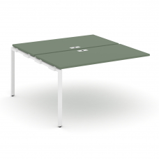 Concept Двойной наборный элемент рабочей станциии CN.DNRS-004 Кобо/Металл Белый 1580*1480*750