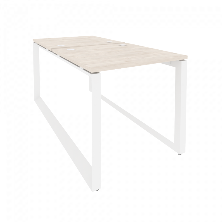 Onix Рабочая станция на О-образном м/к O.MO-D.RS-2.0.8 Денвер Светлый/Металл Белый 780*1635*750