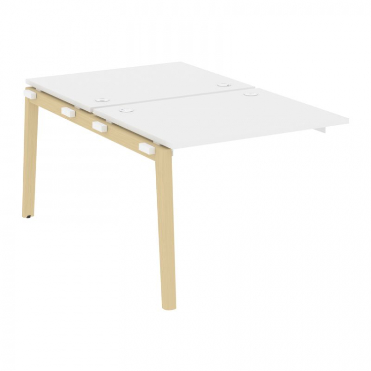 Onix Wood Наборный эл. раб. станции OW.2.NRS-1.8 Белый Бриллиант/Дуб Светлый/Металл Белый 980*1635*7