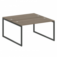 Metal System Quattro Рабочая станция на О-образном м/к 40БО.РАС-СП-2.3 Вяз Благородный/Металл Антрац