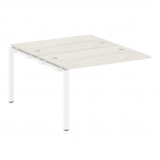 Metal System Проходной элемент рабочей станции на П-образном м/к БП.ПРС-СП-2.2 Дуб Наварра/Металл Бе