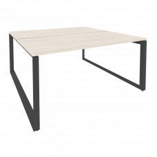 Onix Рабочая станция на О-образном м/к O.MO-D.RS-2.4.8 Денвер Светлый/Металл Антрацит 1580*1635*750