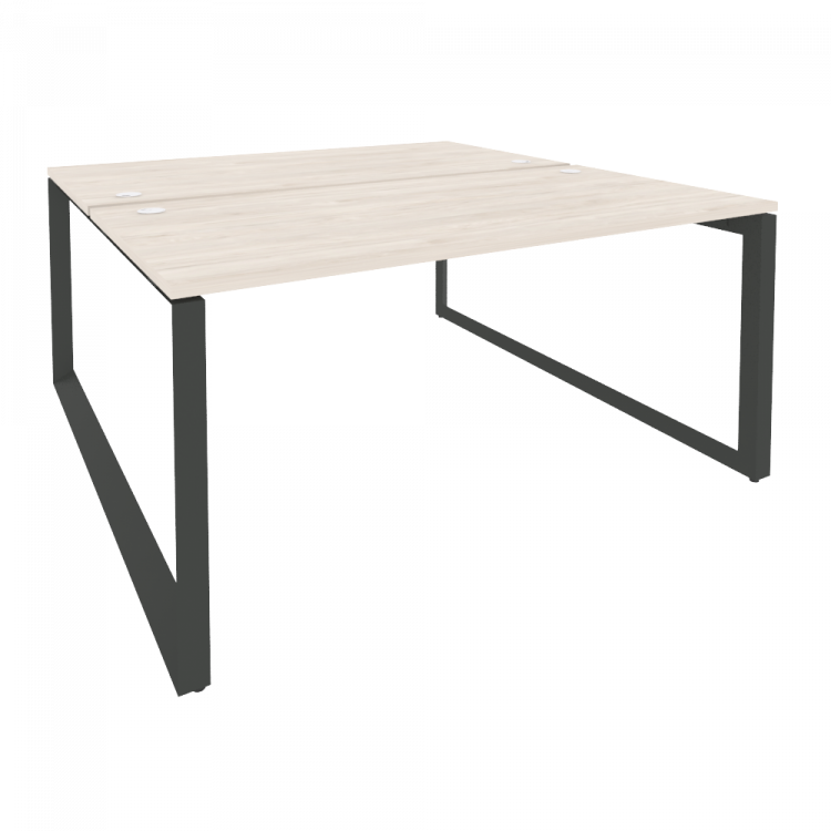 Onix Рабочая станция на О-образном м/к O.MO-D.RS-2.4.8 Денвер Светлый/Металл Антрацит 1580*1635*750