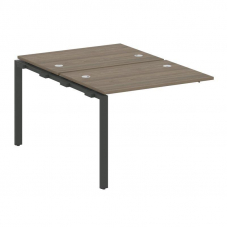 Metal System Проходной элемент рабочей станции на П-образном м/к БП.ПРС-СП-2.1 Вяз Благородный/Метал