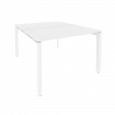 Onix Рабочая станция на П-образном м/к O.MP-D.RS-2.2.7 Белый Бриллиант/Металл Белый 1180*1475*750