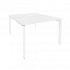 Onix Рабочая станция на П-образном м/к O.MP-D.RS-2.2.7 Белый Бриллиант/Металл Белый 1180*1475*750