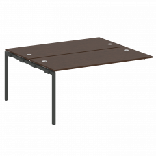 Metal System Quattro Проходной элемент рабочей станции на П-образном м/к 40БП.ПРС-СП-2.4 Венге Цаво/