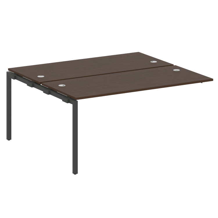 Metal System Quattro Проходной элемент рабочей станции на П-образном м/к 40БП.ПРС-СП-2.4 Венге Цаво/