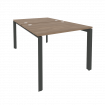 Onix Рабочая станция на П-образном м/к O.MP-D.RS-2.1.8 Дуб Аризона/Металл Антрацит 980*1635*750