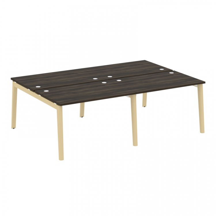 Onix Wood Рабочая станция OW.D.RS-4.2.8 Дуб Мали/Дуб Светлый/Металл Белый 2360*1635*750