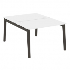 Onix Wood Рабочая станция OW.D.RS-2.2.8 Белый Бриллиант/Дуб Темный/Металл Антрацит 1180*1635*750