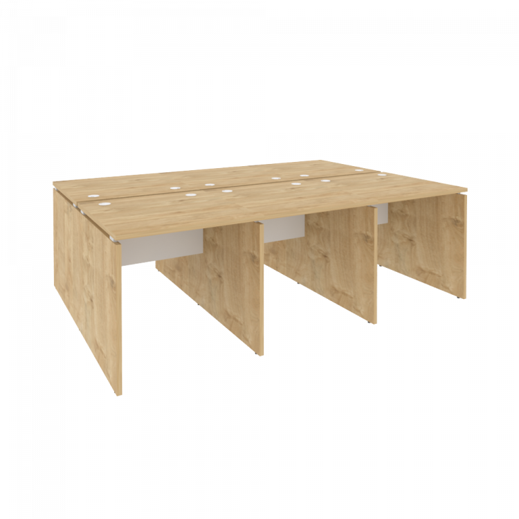 Onix Рабочая станция O.D.RS-6.0.8 Тиквуд Светлый/Белый Бриллиант 2340*1635*750