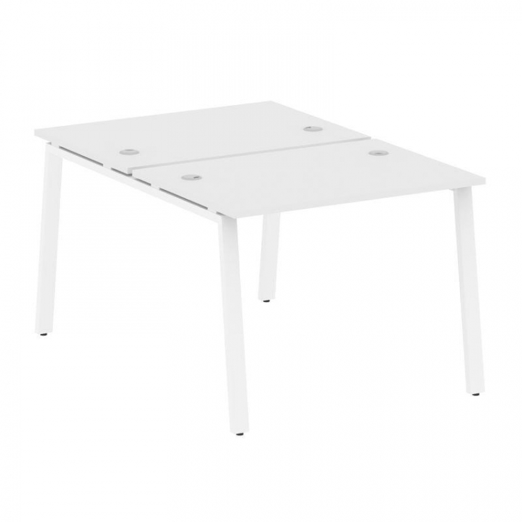 Metal System Рабочая станция на А-образном м/к БА.РАС-СП-2.1 Белый/Металл Белый 1000*1475*750