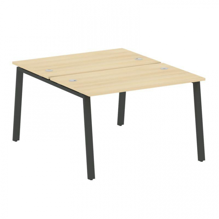 Metal System Рабочая станция на А-образном м/к БА.РАС-СП-2.2 Акация Лорка/Металл Антрацит 1200*1475*