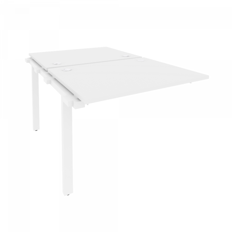 Onix Наборный элемент рабочей станции на м/к O.M-2.NRS-1.8 Белый Бриллиант/Металл Белый 980*1635*750