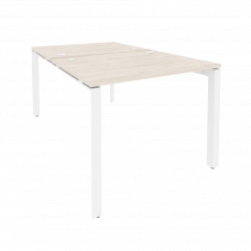 Onix Рабочая станция на П-образном м/к O.MP-D.RS-2.1.8 Денвер Светлый/Металл Белый 980*1635*750