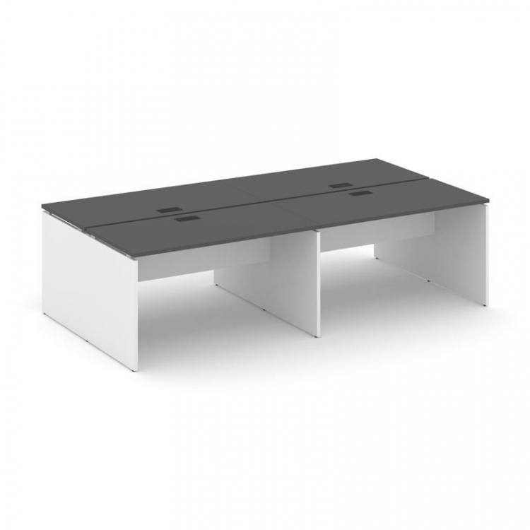 Style Project Рабочая станция 2-х сторон. SN-D.DRS-031 Антрацит/Белый/Черная Заглушка 1960*1232*750