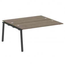 Metal System Проходной элемент рабочей станции на А-образном м/к БА.ПРС-СП-2.4 Вяз Благородный/Метал