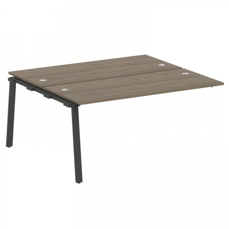 Metal System Проходной элемент рабочей станции на А-образном м/к БА.ПРС-СП-2.4 Вяз Благородный/Метал