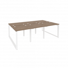 Onix Рабочая станция на О-образном м/к O.MO-D.RS-6.0.7 Дуб Аризона/Металл Белый 2340*1475*750