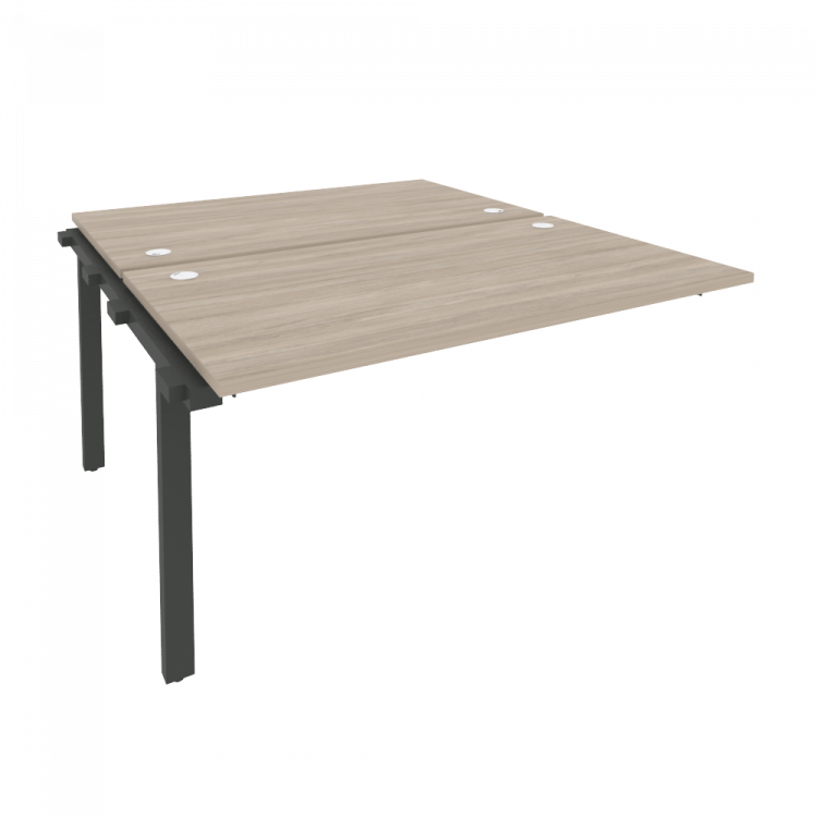 Onix Наборный элемент рабочей станции на м/к O.M-2.NRS-3.8 Дуб Аттик/Металл Антрацит 1380*1635*750