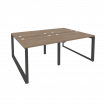 Onix Рабочая станция на О-образном м/к O.MO-D.RS-4.1.7 Дуб Аризона/Металл Антрацит 1960*1475*750