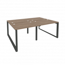 Onix Рабочая станция на О-образном м/к O.MO-D.RS-4.1.7 Дуб Аризона/Металл Антрацит 1960*1475*750