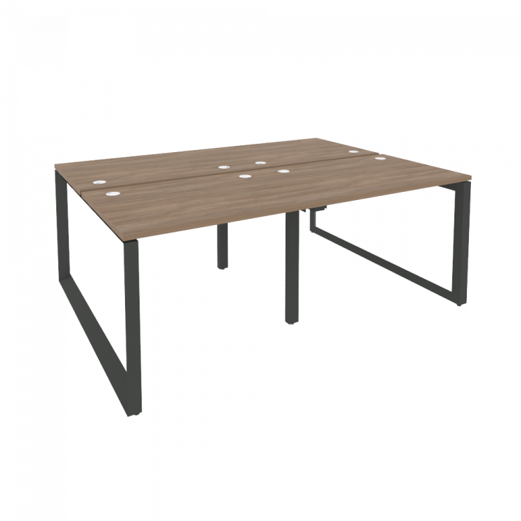 Onix Рабочая станция на О-образном м/к O.MO-D.RS-4.1.7 Дуб Аризона/Металл Антрацит 1960*1475*750