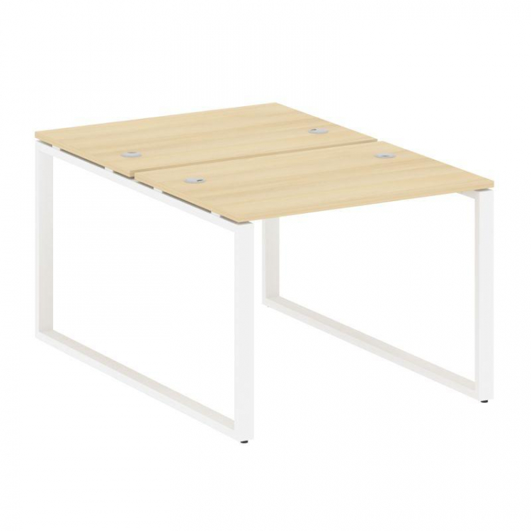Metal System Рабочая станция на О-образном м/к БО.РАС-СП-2.1 Акация Лорка/Металл Белый 1000*1475*750