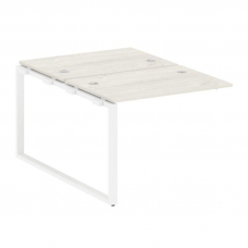 Metal System Проходной элемент рабочей станции на О-образном м/к БО.ПРС-СП-2.1 Дуб Наварра/Металл Бе