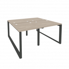 Onix Рабочая станция на О-образном м/к O.MO-D.RS-4.0.8 Дуб Аттик/Металл Антрацит 1560*1635*750