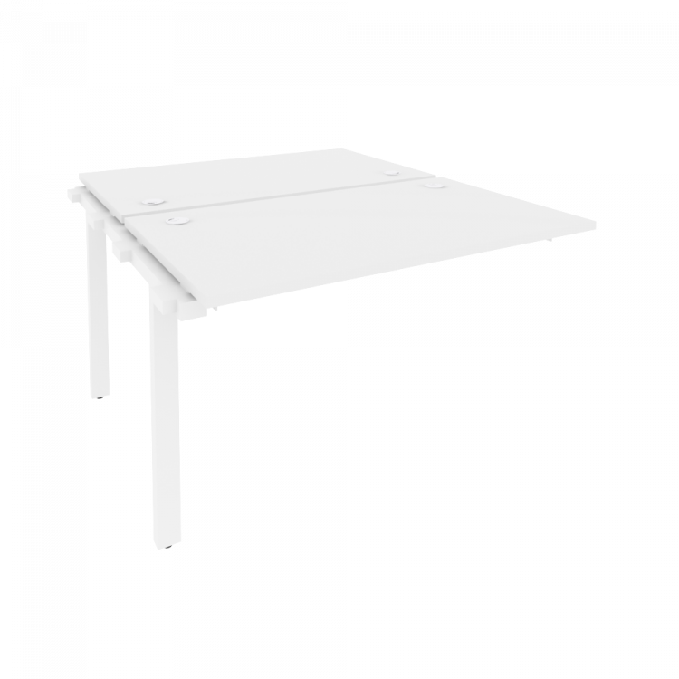 Onix Наборный элемент рабочей станции на м/к O.M-2.NRS-2.7 Белый Бриллиант/Металл Белый 1180*1475*75