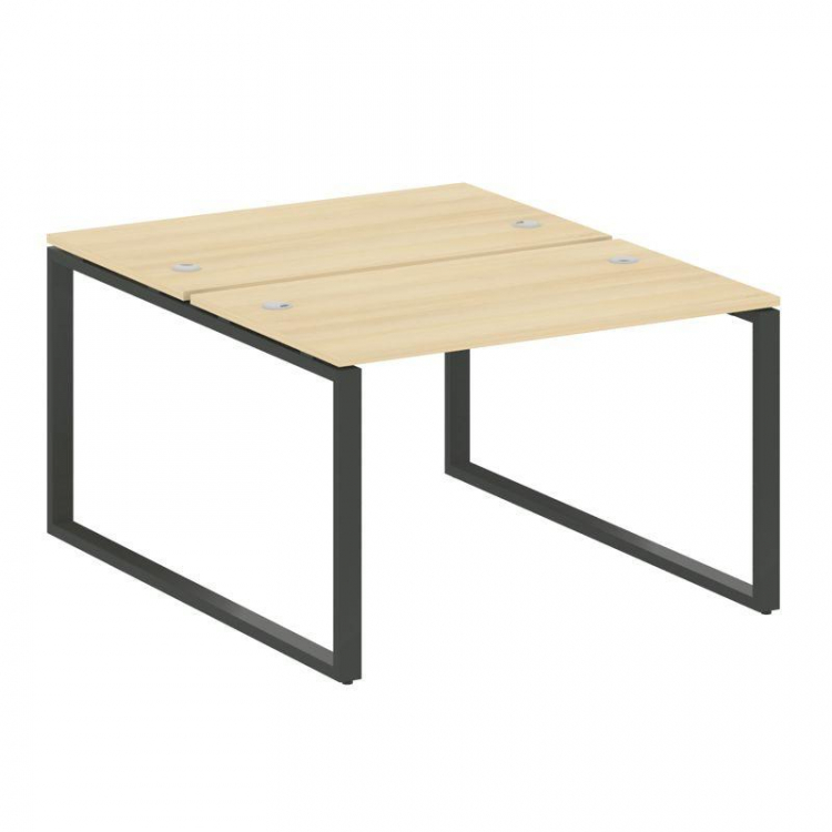 Metal System Рабочая станция на О-образном м/к БО.РАС-СП-2.2 Акация Лорка/Металл Антрацит 1200*1475*