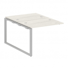 Metal System Проходной элемент рабочей станции на О-образном м/к БО.ПРС-СП-2.1 Дуб Наварра/Металл Се