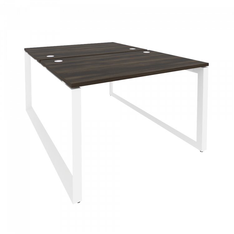 Onix Рабочая станция на О-образном м/к O.MO-D.RS-2.2.8 Дуб Мали/Металл Белый 1180*1635*750