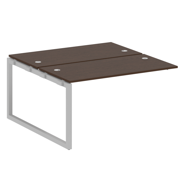 Metal System Quattro Проходной элемент рабочей станции на О-образном м/к 50БО.ПРС-СП-2.3 Венге Цаво/