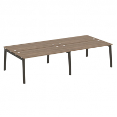 Onix Wood Рабочая станция OW.D.RS-4.4.7 Дуб Аризона/Дуб Темный/Металл Антрацит 3160*1475*750