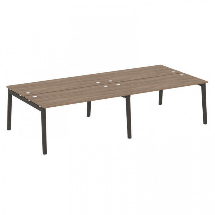 Onix Wood Рабочая станция OW.D.RS-4.4.7 Дуб Аризона/Дуб Темный/Металл Антрацит 3160*1475*750