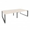 Onix Рабочая станция на О-образном м/к O.MO-D.RS-4.3.7 Денвер Светлый/Металл Антрацит 2760*1475*750